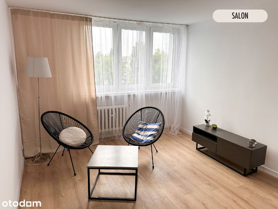 Odświeżone, 2-pokojowe, rozkładowe mieszkanie (46 m²) od zaraz