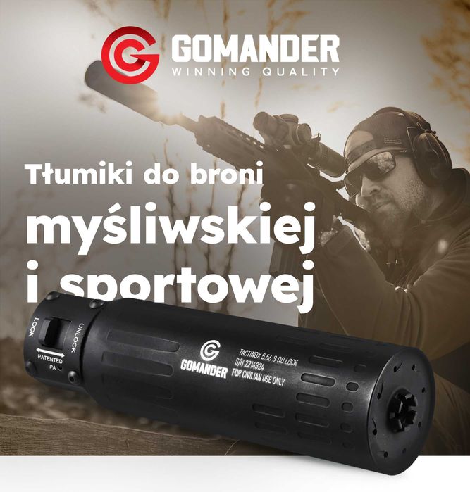 Tłumik do broni myśliwskiej oraz sportowej Gomander Hunter