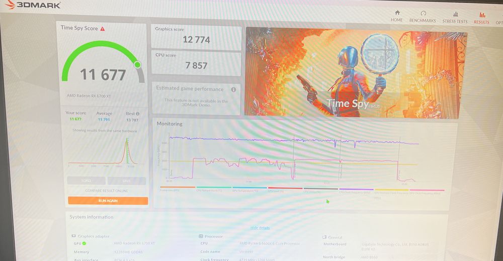PC Gaming Ryzen 5 5600X + RX 6700 XT | 16GB | NVMe | 3DMark 11.677