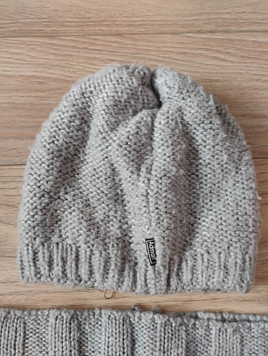 Czapka + szalik ze sową