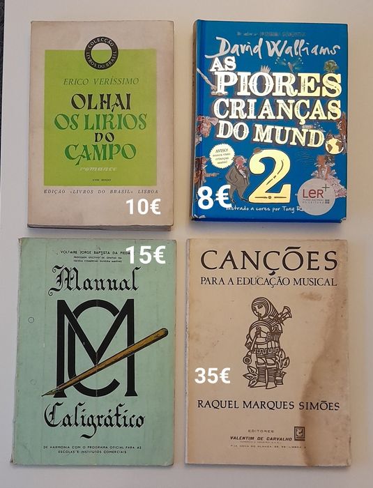 Promoção livros antigos