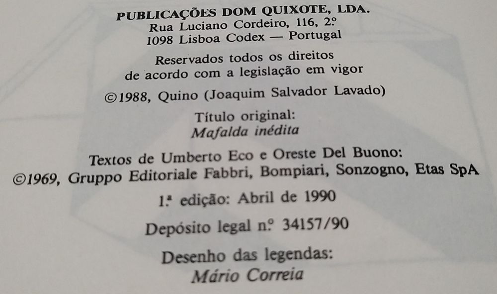 Mafalda Inédita.
