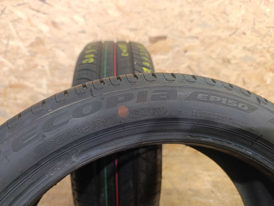 2x 205/45 R17 84W Bridgestone Ecopia EP150. 2024r 7mm DEMO