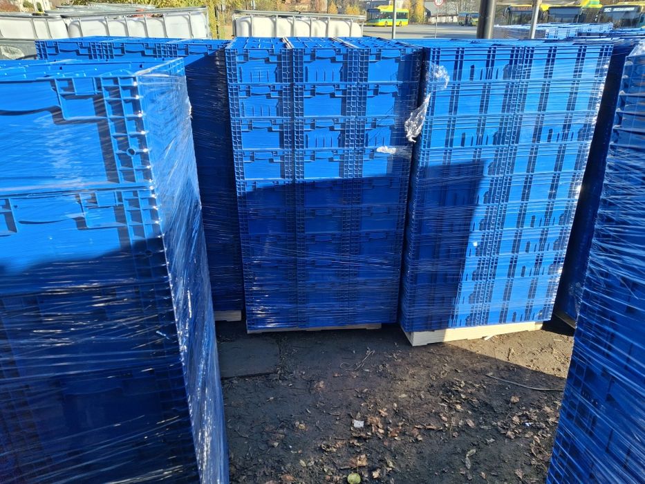 Pojemniki plastikowe 60x40x20 cm#rl-klt 6213# skrzynka z pokrywą