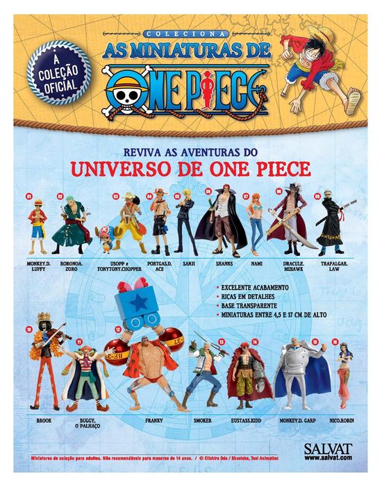 Coleção One Piece Salvat ( 8€ cada )