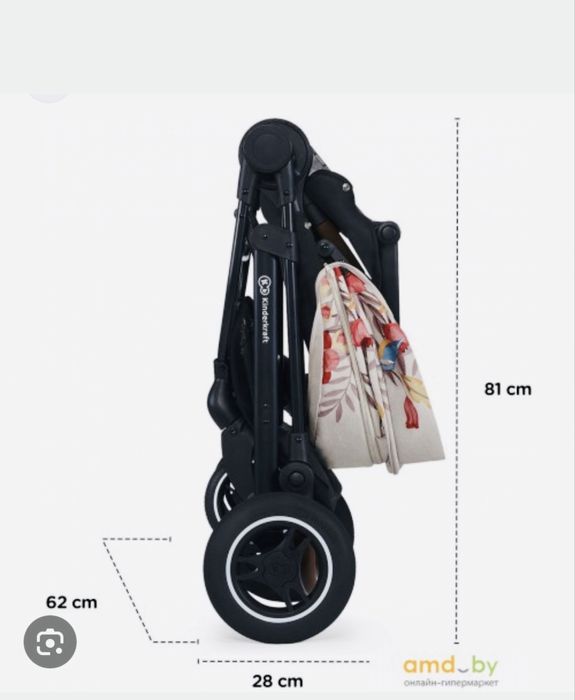 Універсальна стильна коляска візочок для дівчинки 2 в 1