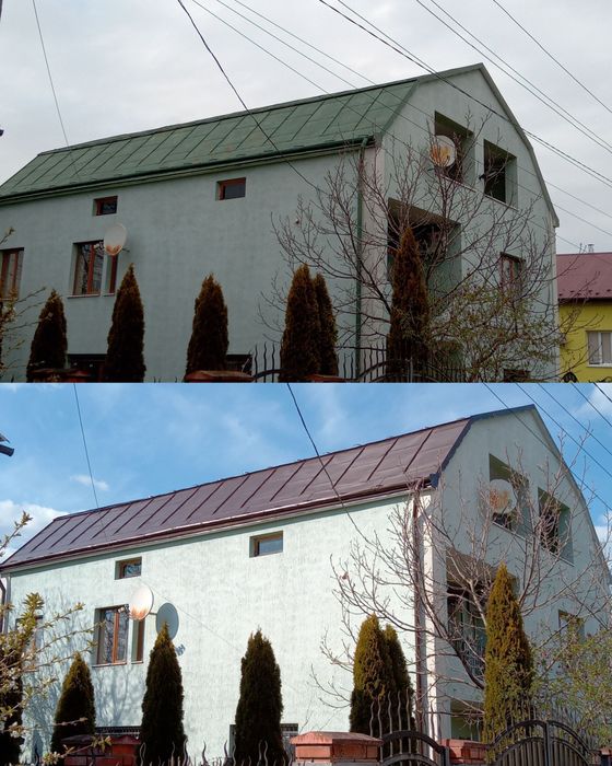 Фарбування дахів