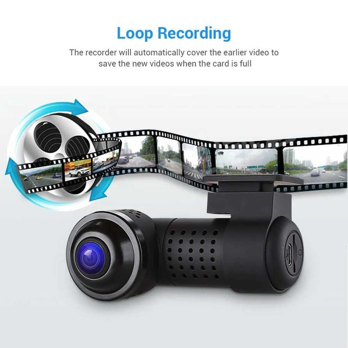 Câmera gravação tablier dashcam dvr 2160p