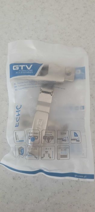 Меблева петля GTV з доводчиком