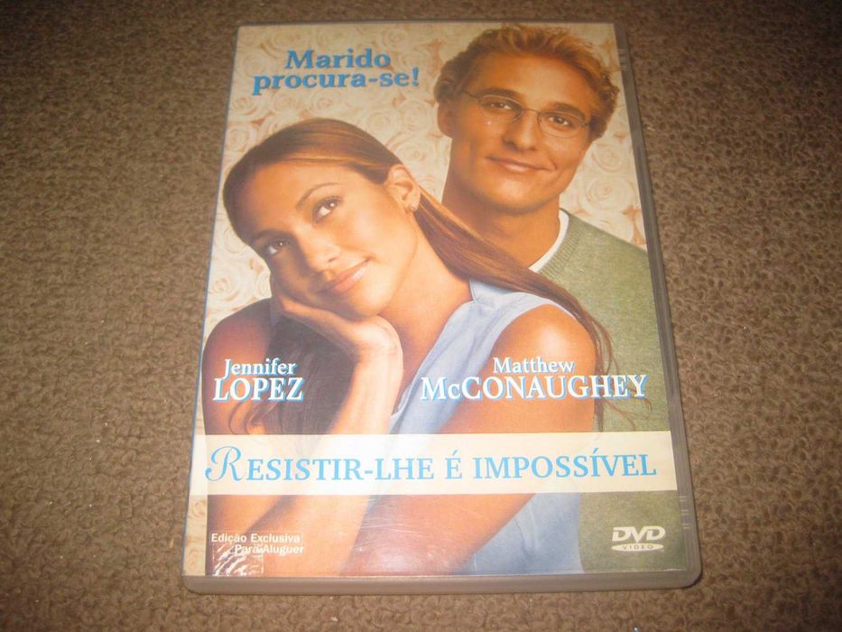 DVD "Resistir-lhe é Impossível" com Jennifer Lopez