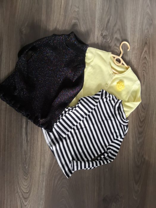 Sweterek- golf multikolor - Reserved - Primark - 104 Nowe - Komplet