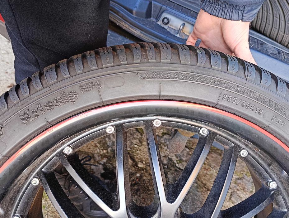 Alufelgi Dotz Mugello Audi A6 5x112 ET35 czarne Rant 19" 255/35/19 7mm