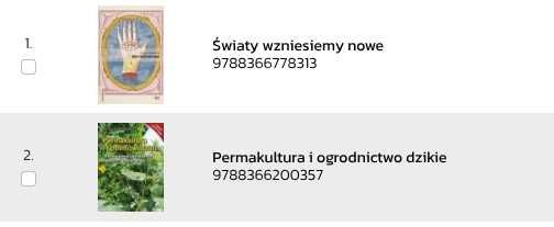 Zestaw dwóch książek dla xirafa Na specjalne zamówienie