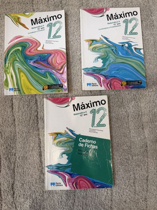Manuais Matemática A 10 11 12 Ano + Cadernos