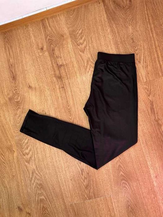 Leginsy skórzane Ala skóra wygodne czarne