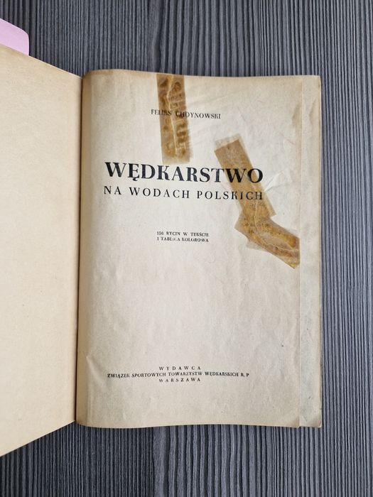 9914. "Wędkarstwo na wodach polskich" Feliks Choynowski