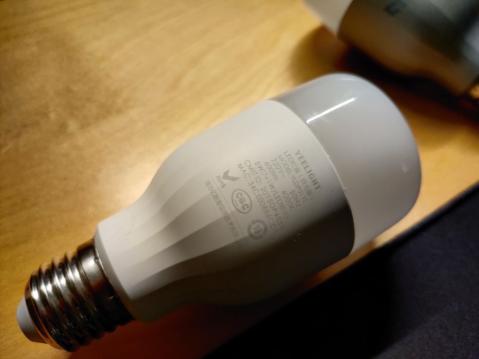 Lâmpada Xiaomi Yeelight Branca E27