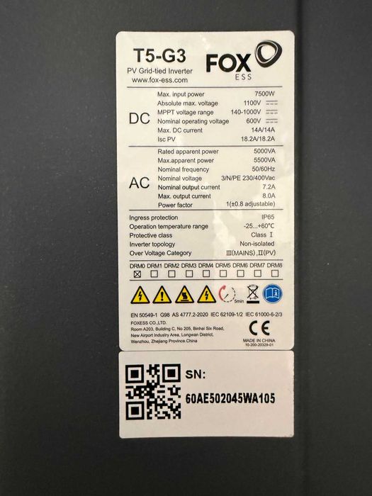 Falownik FOX ESS T5-G3