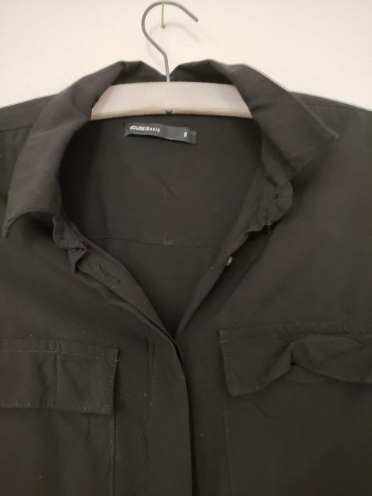 Koszula czarna damska house basic rozm S c