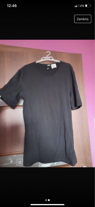 Meska koszulka czarna