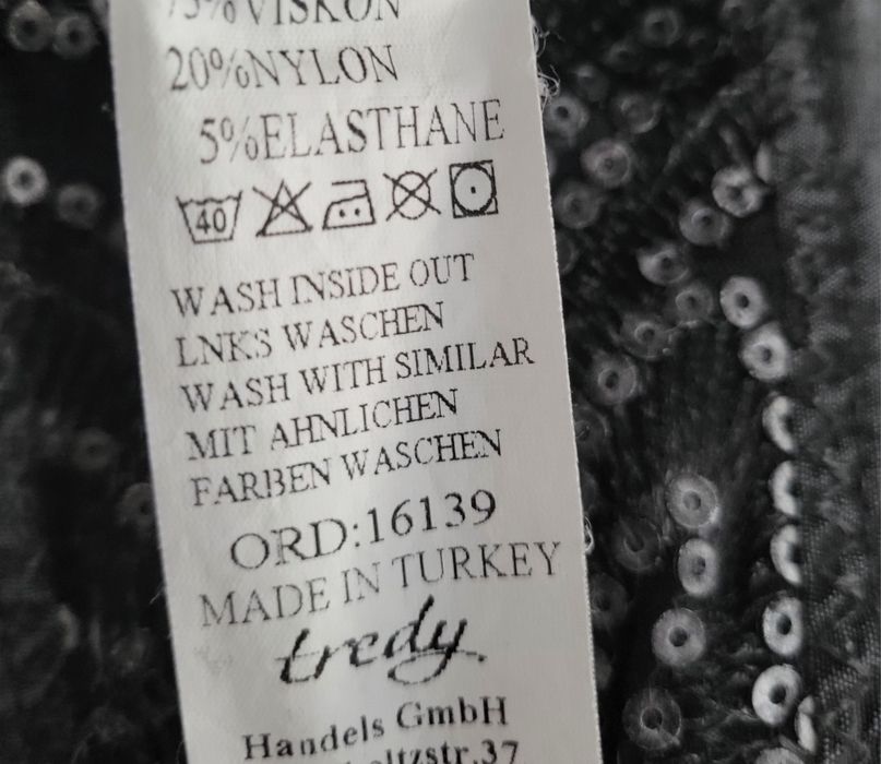 UNIKAT spodnie grube wiskoza nylon high talia jesień zima 38 m 40 l