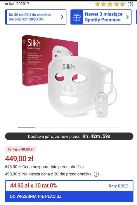 Silki’n maska led