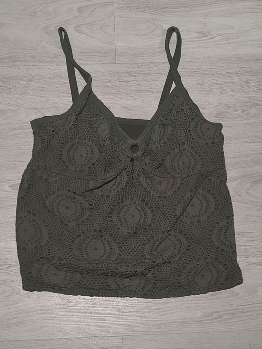 Zielone tankini na ramiączkach