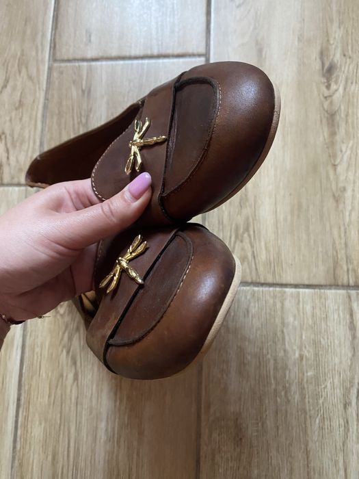 Skórzane mokasyny Saway rozmiar 38