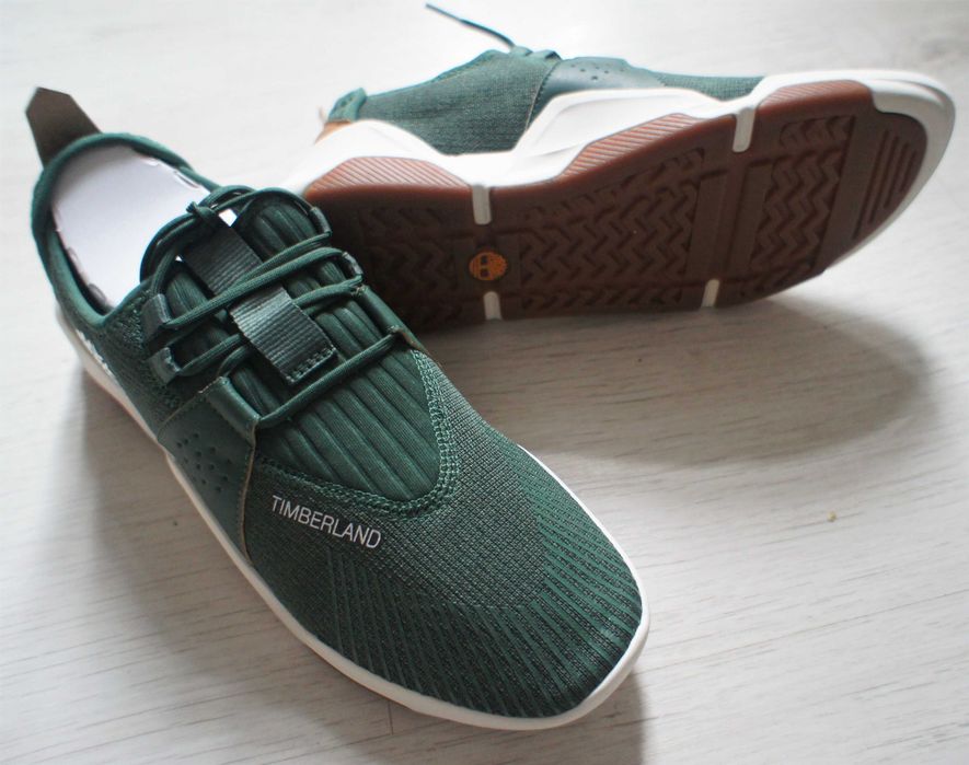 Sneakersy Timberland Earth Rally Oxford Dark Green Knit r.44