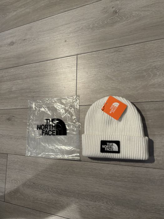 Biala czapka zimowa The North Face, nowa uniwersalna, unisex
