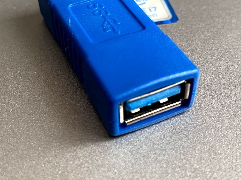 Переходник соеденитель удлинитель USB 3.0 мама мама новый