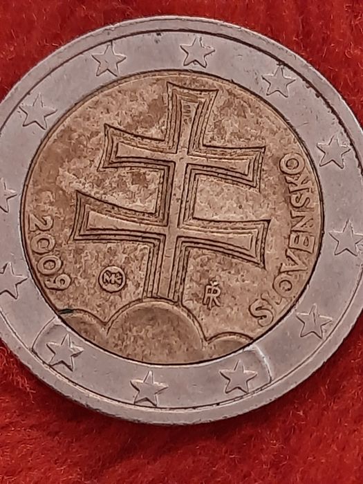 Stara moneta 2 euro 2009 r Slovenko