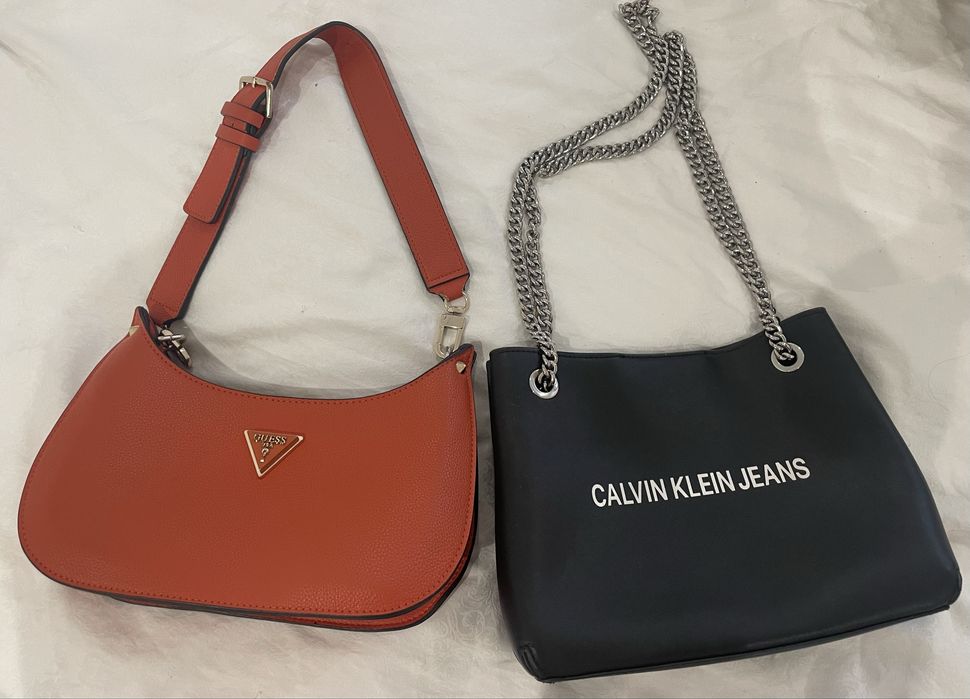 2 malas Guess + Calvin Klein originais