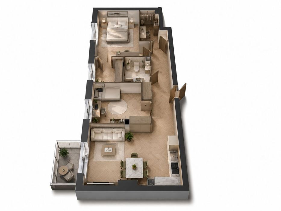 3 pokoje | balkon | winda | garderoba | hala garażowa | m11