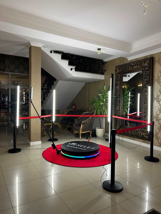 WESELEJ Fotobudka Klasyczna 360 Fotobox Telefon życzeń Iskry Wesele