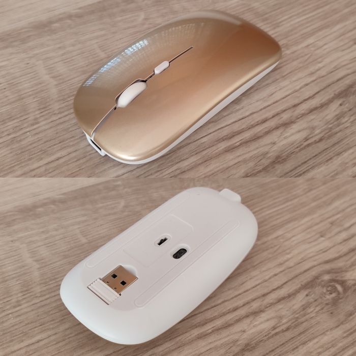 Мишка безпровідна! Bluetooth+2.4G безшумна!