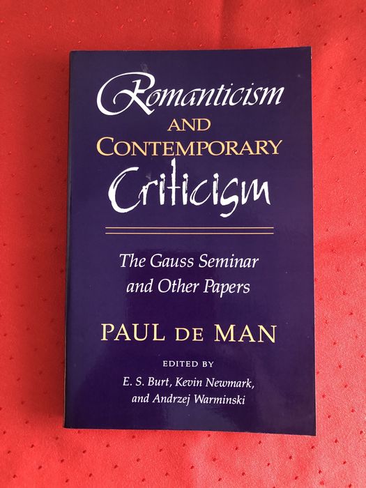 Erich Auerbach Harold Bloom Paul de Man Hayden White