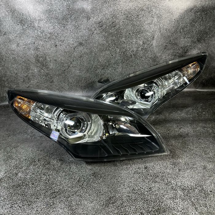 Фари Renault Megane 3 2008-2012 Bi-led, оченята, антихром