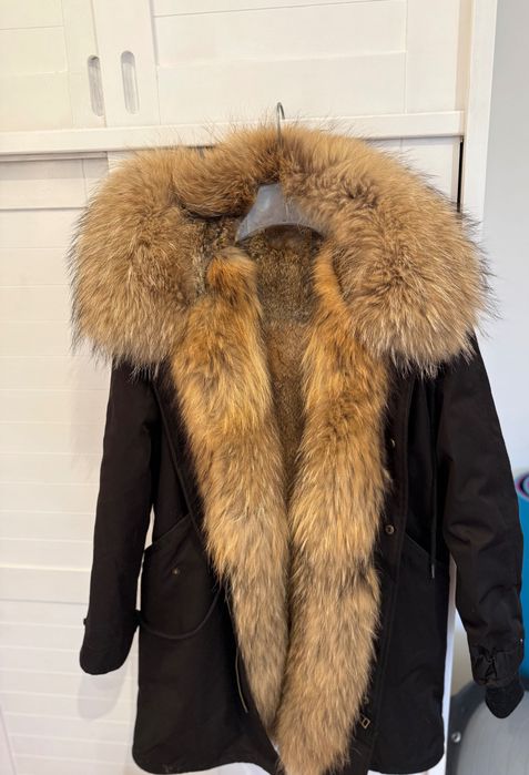 Kurtka parka z lisem