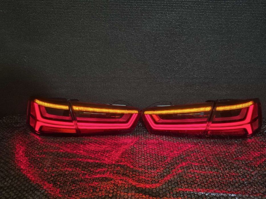 Audi A6 C7 ФОНАРІ рестайл • Європа • динамічні повороти • LED матриця