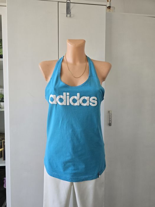 Koszulka adidas niebieska bluzka