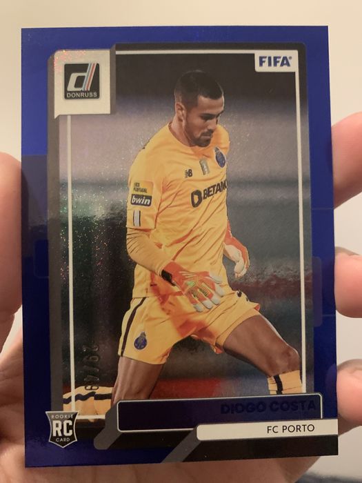 Carta Diogo Costa FC Porto rookie numerada a 49