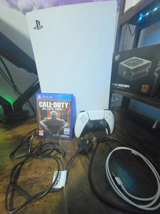 PlayStation 5 Blue-Ray 1tb з дисководом, э пару подряпин, PS5 ігрова приставка