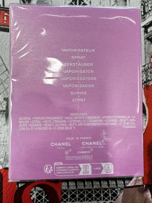 Chanel chance eau fraiche 100 ml eau de parfum Szczecin