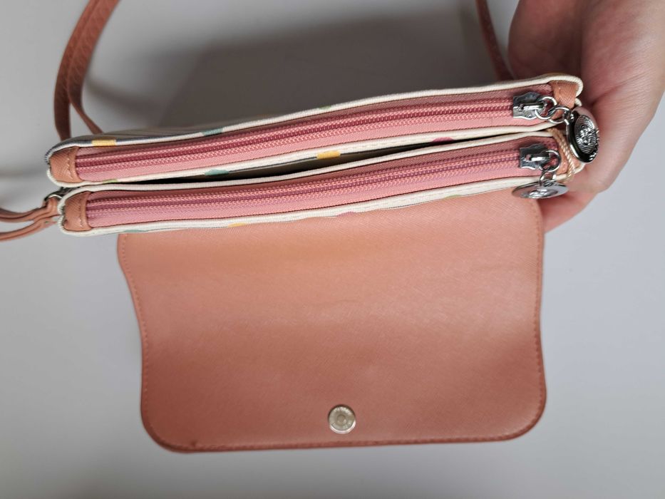 Mala clutch 2 compartimentos (com pega e alça reguláveis e removíveis)