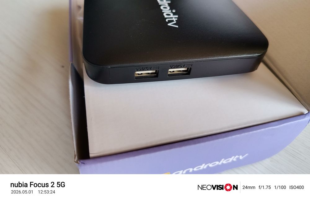 Android TV Box 4K UHD (nova na caixa)