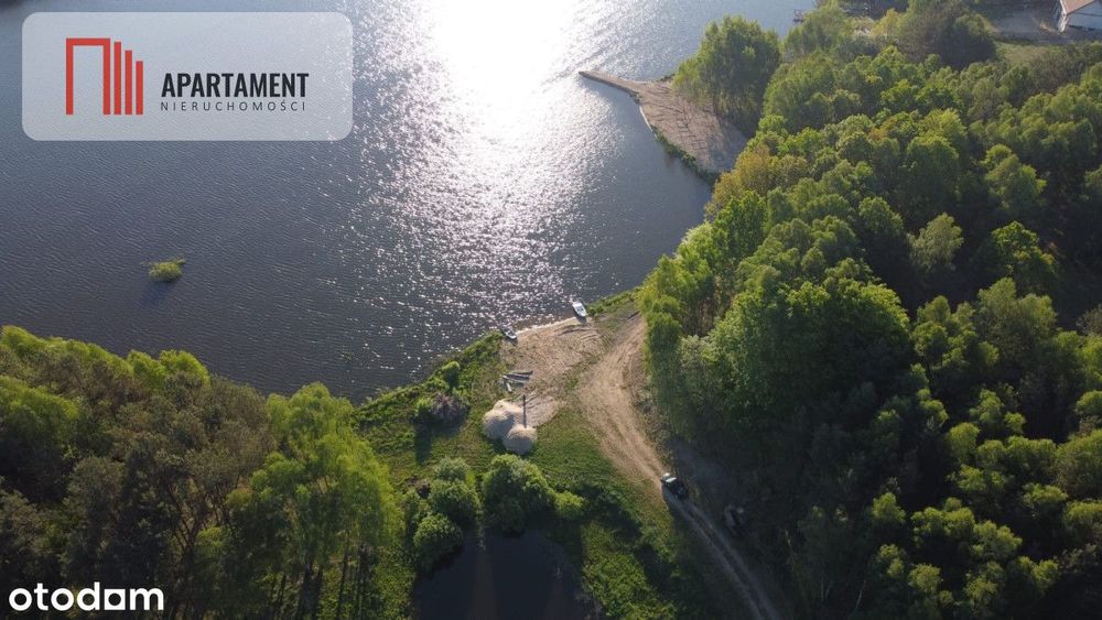 Działki wśród natury las jezioro plaża staw Miastk