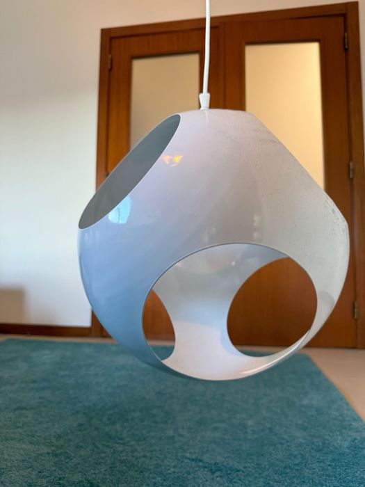 PAR Candeeiros teto | Globo Metal Branco 35cm