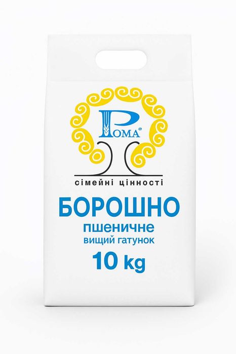 Мука «Рома» оптом от производителя. Борошно від виробника. В/С 15300/т