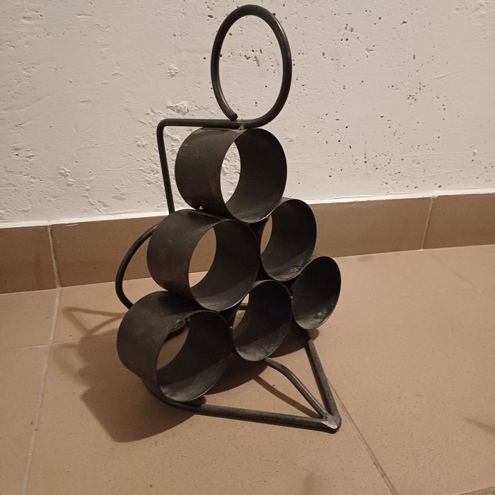 Stojak na wino stal prl